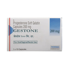 Gestone 200mg Capsule 10 Gestone 200mg Capsule 10