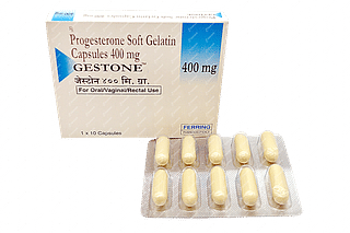 Gestone 400 MG Capsule 10