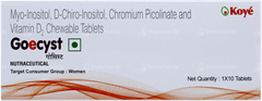 Goecyst Chewable Tablet 10