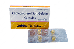 Goldcal D3 60000 IU Capsule 4