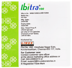 Ibitra 100 Capsule 10