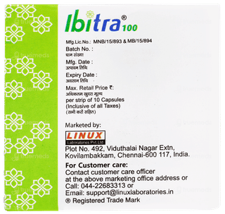 Ibitra 100 Capsule 10