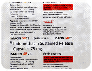 Imacin Sr 75 Capsule 10