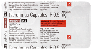 Imunotac 0.5 Capsule 10