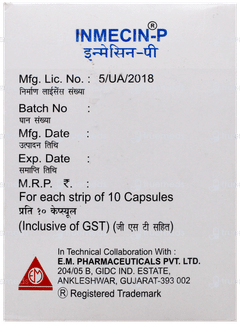 Inmecin P Capsule 10 Inmecin P Capsule 10