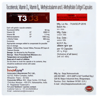 Innovcares T3 D3 Capsule 15