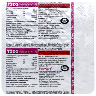 Innovcares T3 D3 Capsule 15