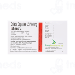 Ishape 60 MG Capsule 10