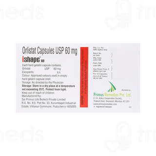 Ishape 60 MG Capsule 10