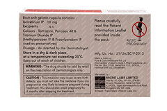 Isotane 10 Capsule 10 Isotane 10 Capsule 10