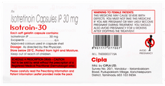 Isotroin 30 Capsule 10