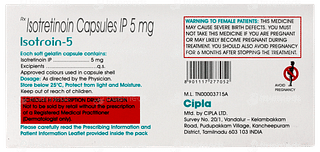 Isotroin 5 Capsule 10