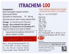 Itrachem 100 Capsule 10