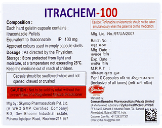 Itrachem 100 Capsule 10