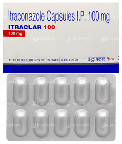 Itraclar 100 Capsule 10