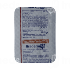Itraderm Ds 200 MG Capsule 4 Itraderm Ds 200 MG Capsule 4