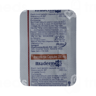Itraderm Ds 200 MG Capsule 4