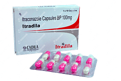 Itradila 100 MG Capsule 10