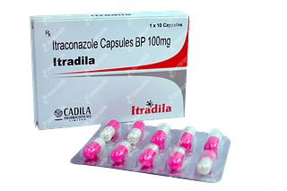 Itradila 100 MG Capsule 10