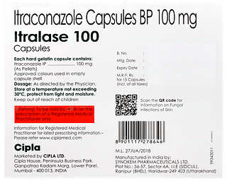Itralase 100 Capsule 15