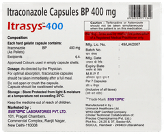 Itrasys 400 Capsule 7
