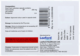 Itrostred 200 Capsule 10