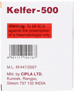 Kelfer 500 Mg Capsule 50