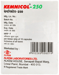 Kemnicol 250 Capsule 10