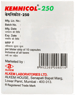 Kemnicol 250 Capsule 10