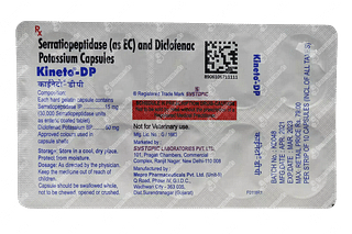 Kineto Dp 50/15 MG Capsule 10