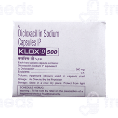 Klox D 500 MG Capsule 10