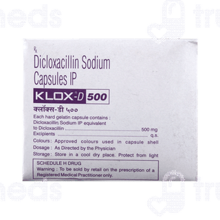 Klox D 500 MG Capsule 10