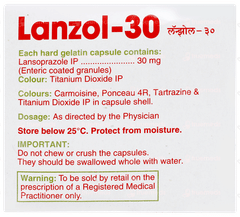 Lanzol 30 Capsule 10