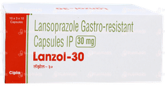 Lanzol 30 Capsule 10