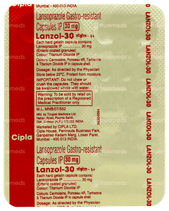 Lanzol 30 Capsule 10
