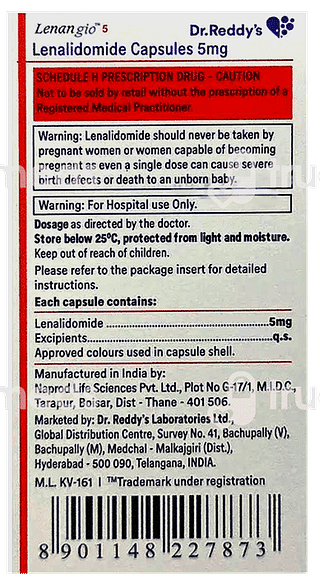 Lenangio 5 MG Capsule 10