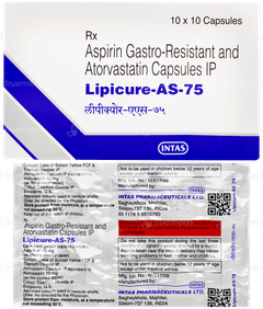 Lipicure As 75 Capsule 10