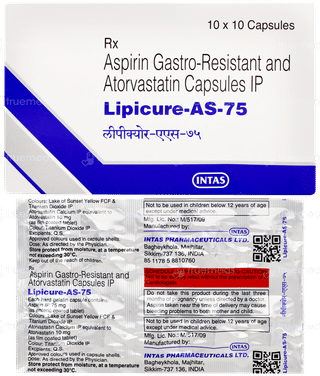 Lipicure As 75 Capsule 10