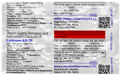 Lipicure As 75 Capsule 10 Lipicure As 75 Capsule 10