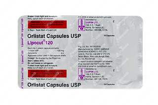 Lipocut 120 MG Capsule 10