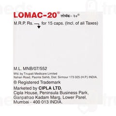 Lomac 20 Capsule 15
