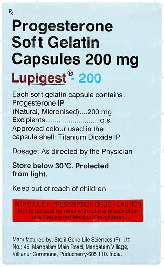 Lupigest 200 Capsule 10