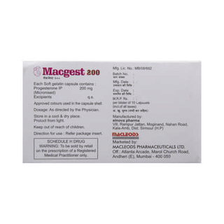 Macgest 200 Capsule 10