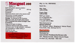 Macgest 200 Capsule 10