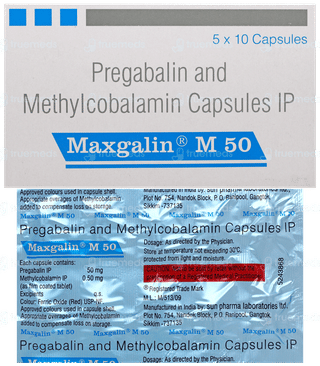 Maxgalin M 50 Capsule 10