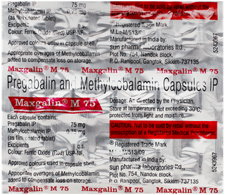 Maxgalin M 75 Capsule 10