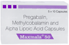 Maxmala 50 Capsule 10