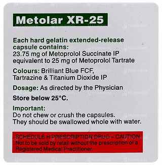 Metolar Xr 25 Capsule 15