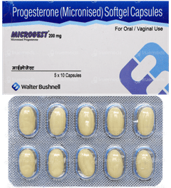 Microgest 200mg Capsule 10