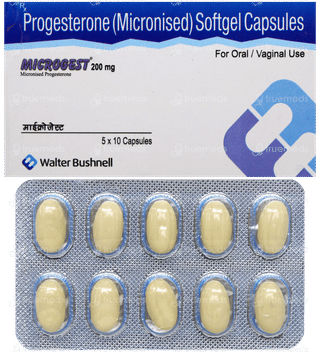 Microgest 200mg Capsule 10